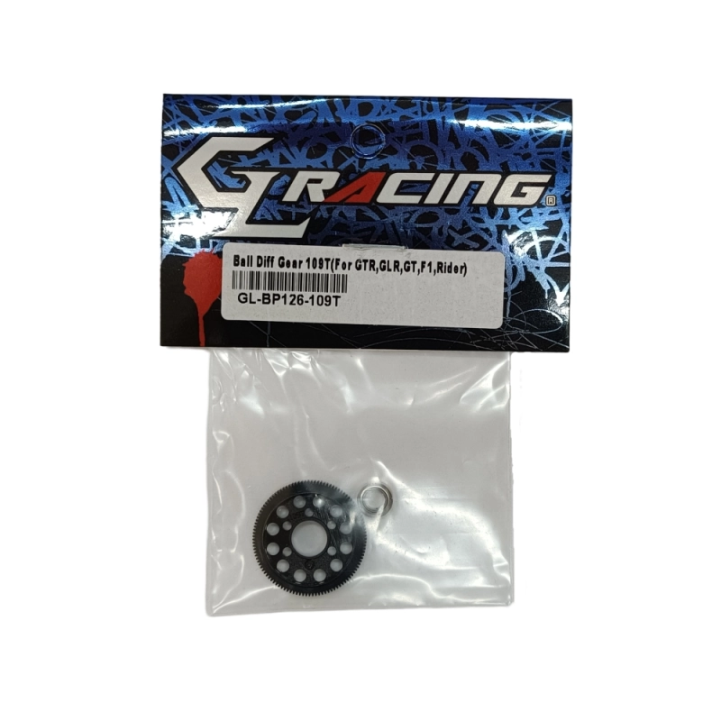 GL Racing Diff Gear 109T For GTR GLR GT F1 Rider GL-BP126-109T