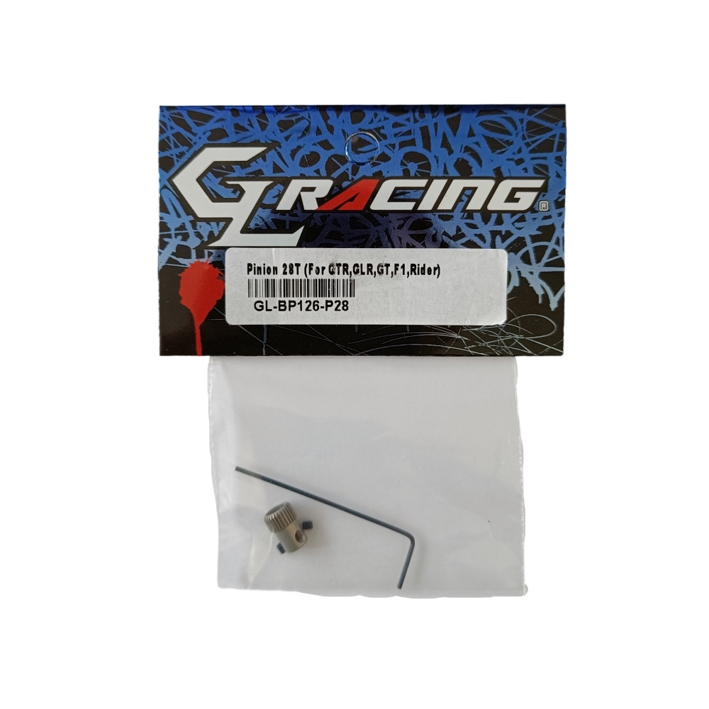 GL Racing Pinion 28T For GTR GLR GT F1 Rider GL-BP126-P28