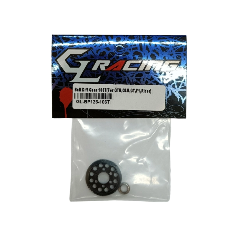 GL Racing Diff Gear 106T For GTR GLR GT F1 Rider GL-BP126-106T