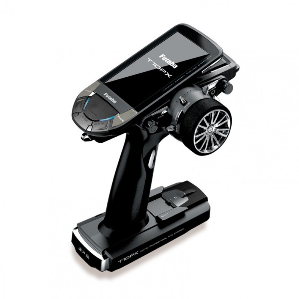 FUTABA 10PX 10-CHANNEL 2.4GHZ SUPER RESPONSE DIGITAL PROPORTIONAL RADIO SYSTEM W/ R404SBS RECEIVER X2 W/ AA BATTERY HOLDER 10PX w/o Battery