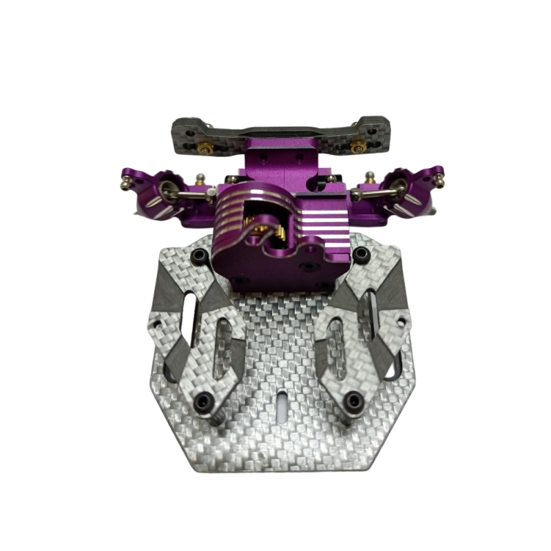 NEW BM RACING 1/24 BMR-X PRO Purple Limited Edition RWD RC Drift Chassis ( w/o wheels  electronics mount)