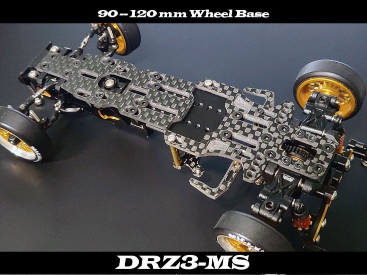 ATOMIC DRZ3 MS RWD DRIFT CHASSIS KIT (NO ELECTRONIC)