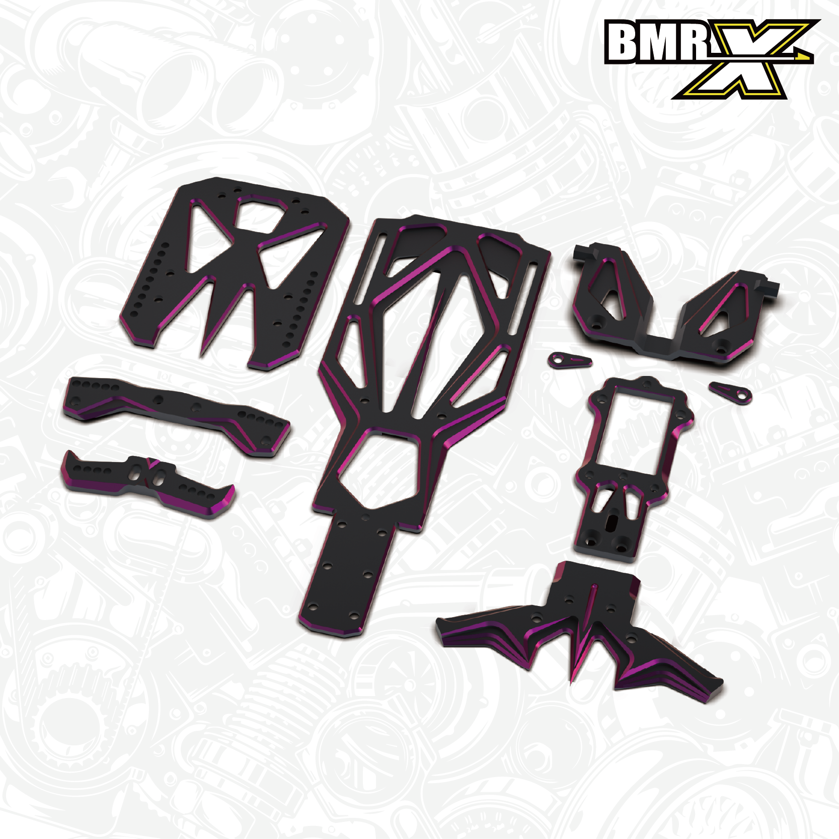 BMR-X PRO Alum Modify Kit Set BMRXPRO000 BM Racing