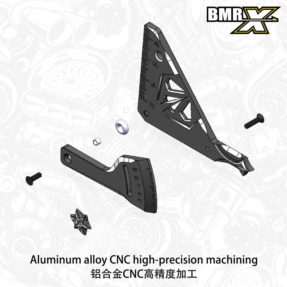 Pre-sale BM Racing Alum Camber Gauge for 1/24 1/28 RC Car BM-T-CG
