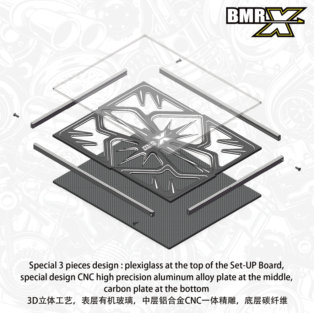 Pre-sale BM Racing Set-Up Board for 1/24 1/28 RC car BM-T-SUB
