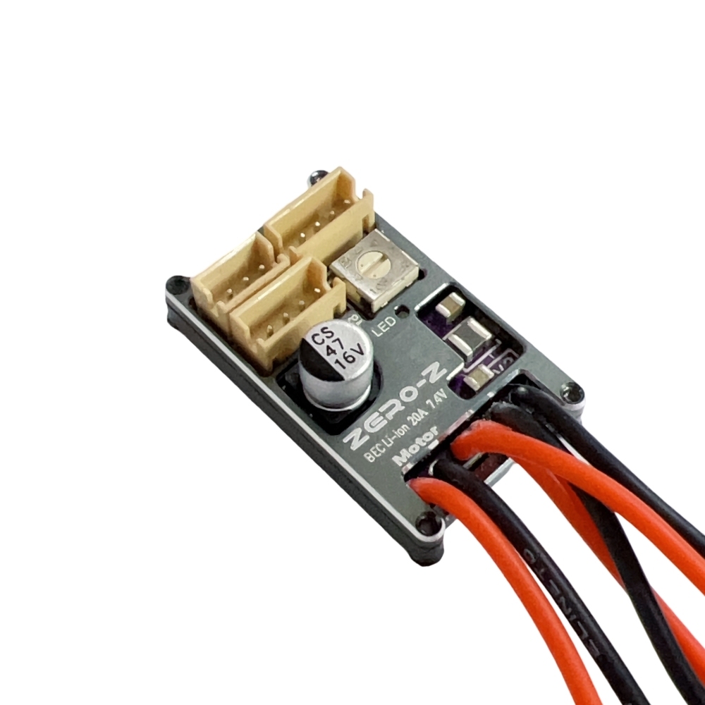 ZERO-Z Micro Brushed ESC With Gyro V2 20A 7.4V #Z-E-02-2S-V2
