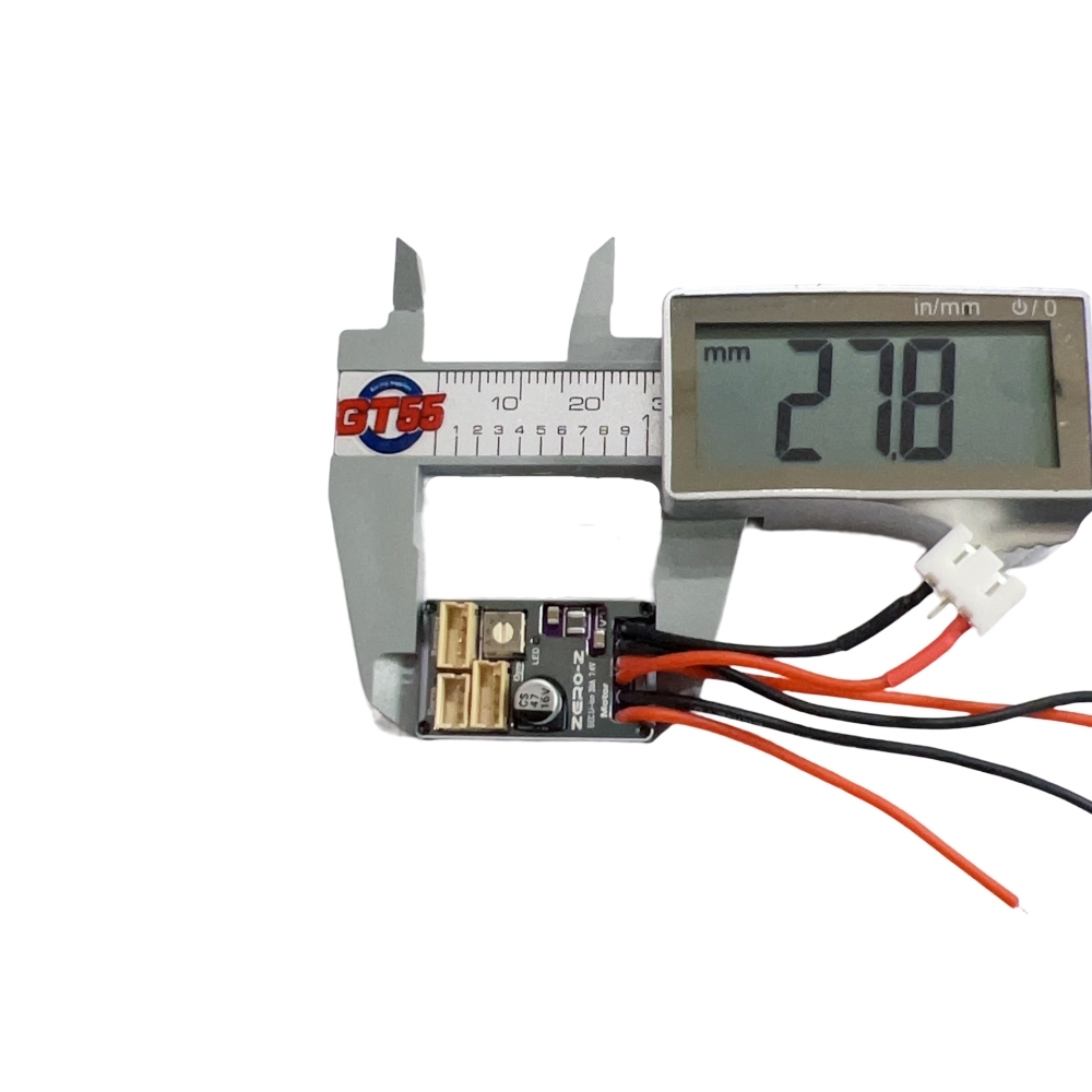 ZERO-Z Micro Brushed ESC With Gyro V2 20A 7.4V #Z-E-02-2S-V2