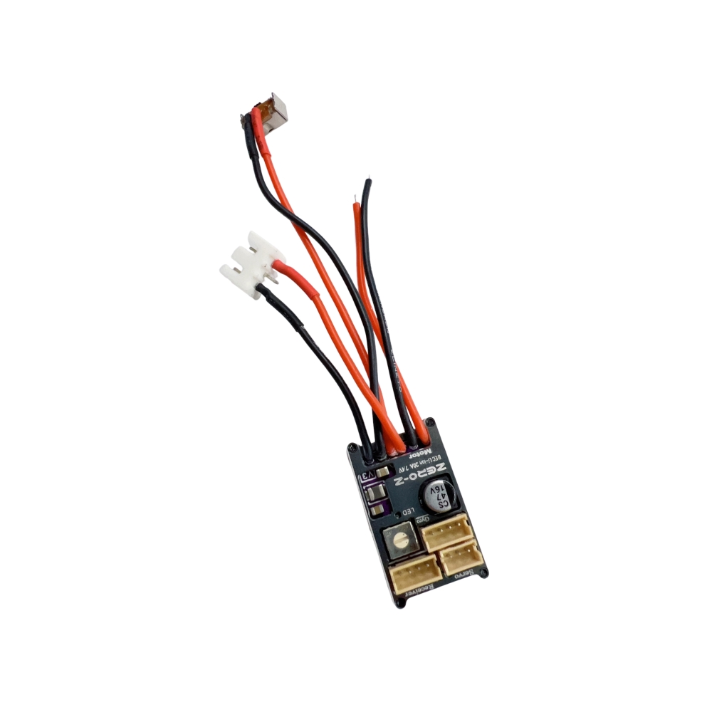 ZERO-Z Micro Brushed ESC With Gyro V2 20A 7.4V #Z-E-02-2S-V2