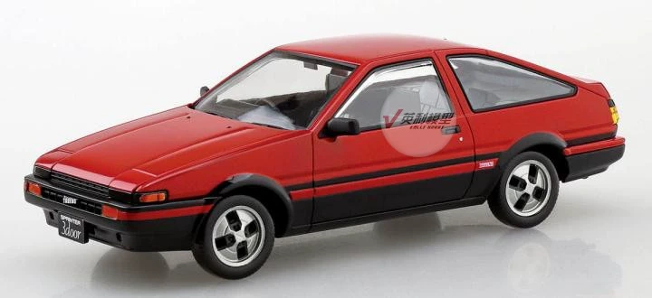 Aoshima 1/32 Toyota Sprinter Trueno AE86 Glue-free Color Separation 06468