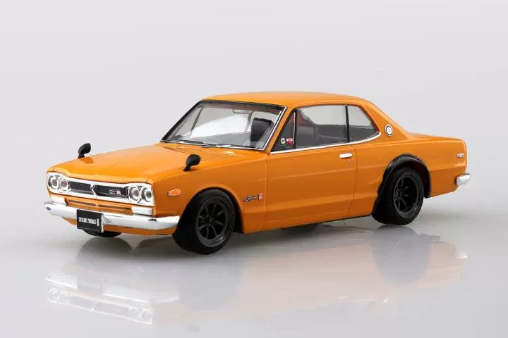 Qingdao Club Model 1/32 Nissan R34 Skyline GT-R Glue Free Color Separation 06250-54