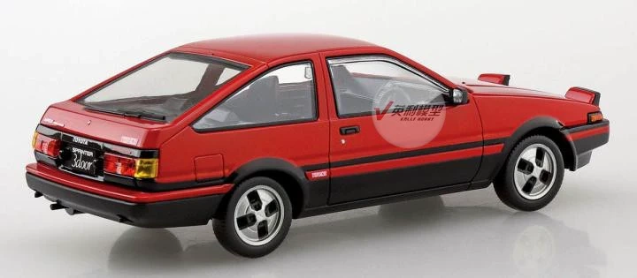 Aoshima 1/32 Toyota Sprinter Trueno AE86 Glue-free Color Separation 06468