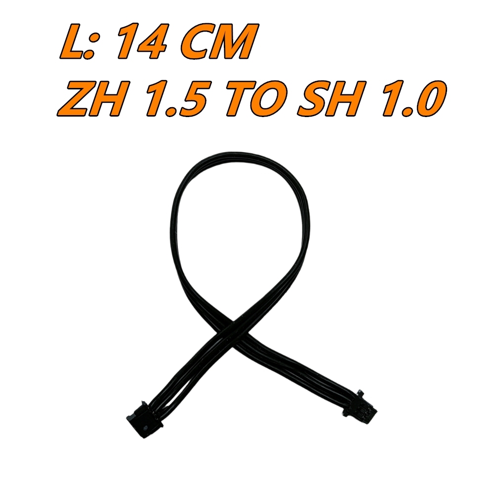 GT55Racing 3P ZH1.5 Plug to SH1.0 Receiver ESC Cable Connector 15CM GT-ZH-SH7
