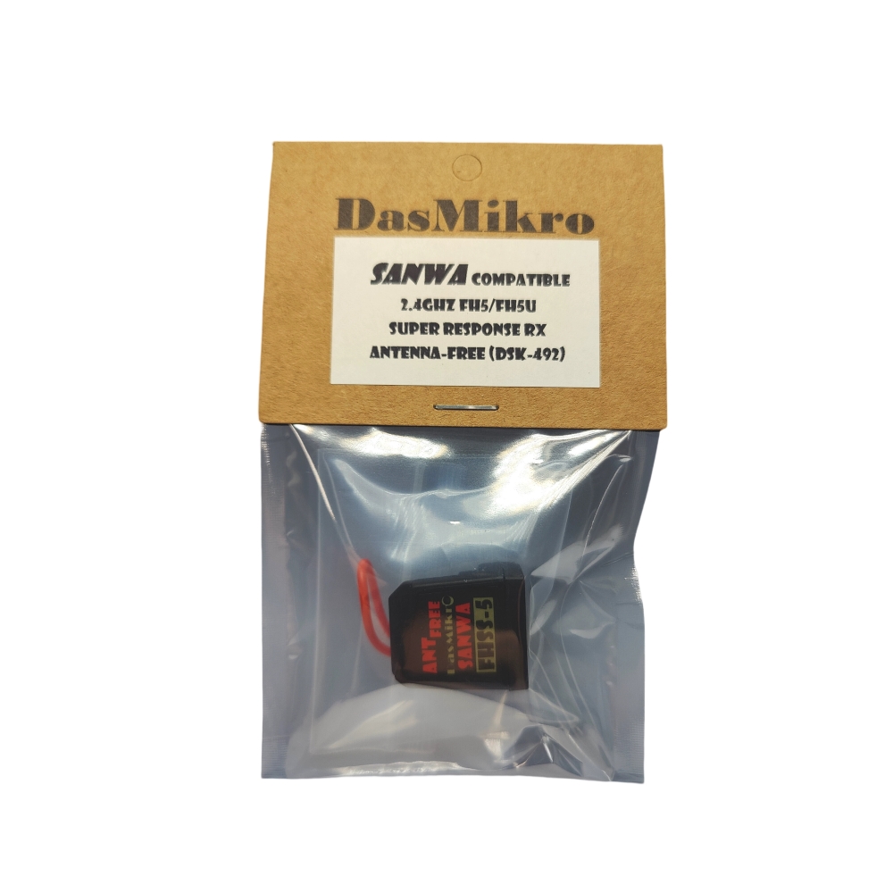 DASMIKRO SANWA 492i FH5 RECEIVER FOR M17 MT-5 MT-R FHSS-5 DSK-492i