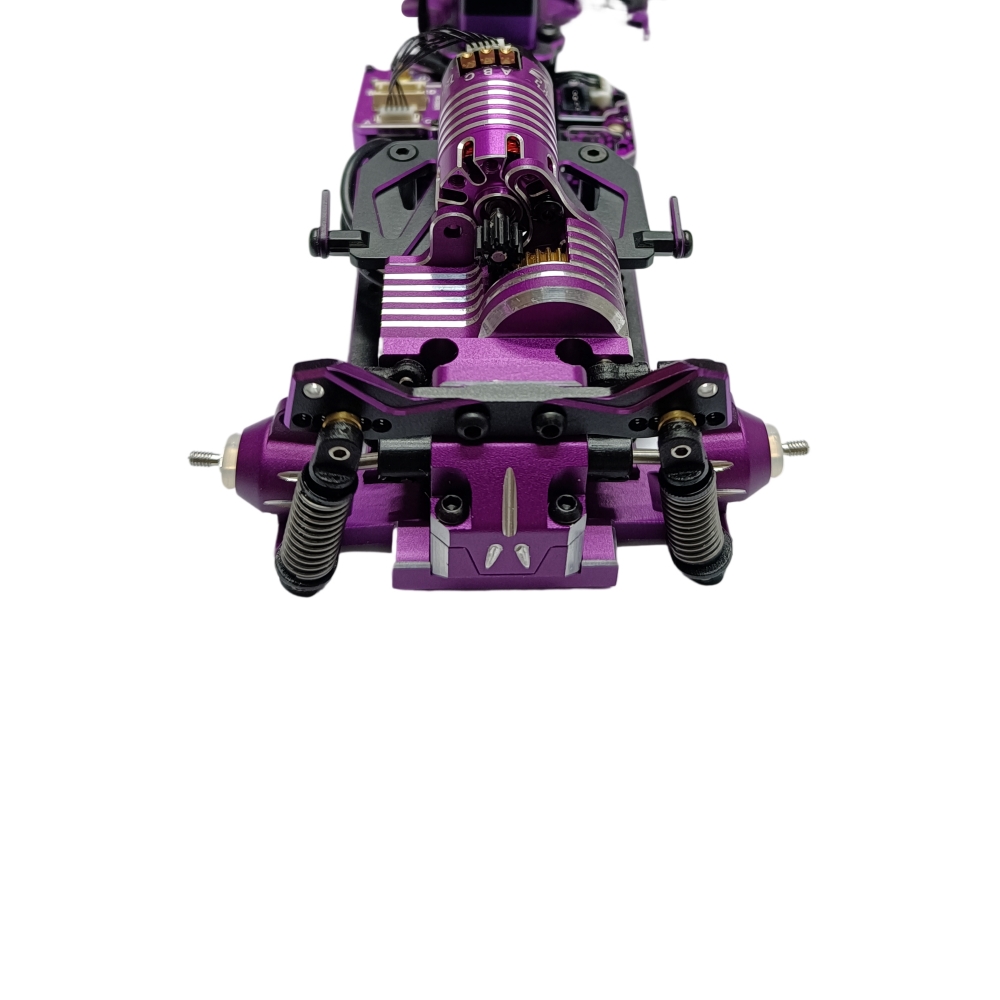 B&m Racing Rc Car BM RACING 1/24 BMR-X PRO Purple Upgrade Metal Chassis RWD Drift Car KIT ...
