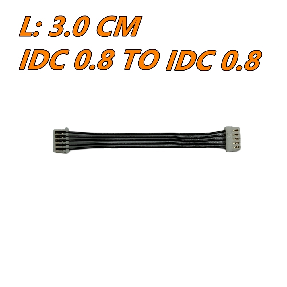 GT55 Racing 5P IDC 0.8 Plug To IDC 0.8 Length 3cm For Sensored ESC Motor GT-ZH-SH5