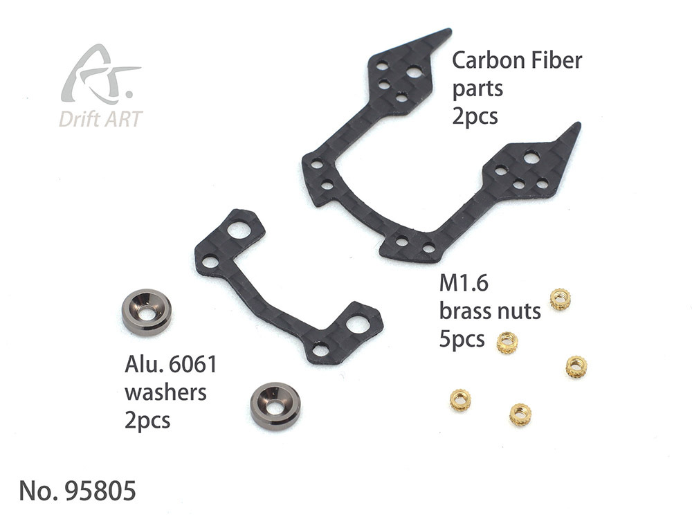 95805 DA3 Front Shock and Links Tower Drift ART For DA3
