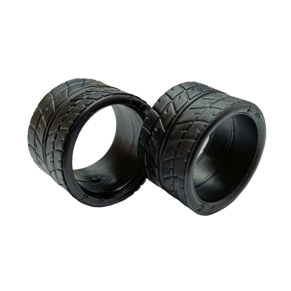 MARKA V1 MINI-Z RCP RUBBER REAR Radial TIRE 15°-S-14mm (1 PAIR) MZR-V1RR15-14