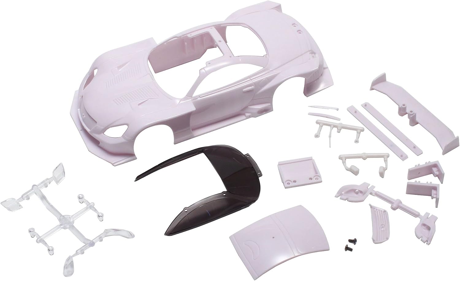 Kyosho Lexus SC430 GT500 2012 White Body Set (Unpainted) RC Parts 