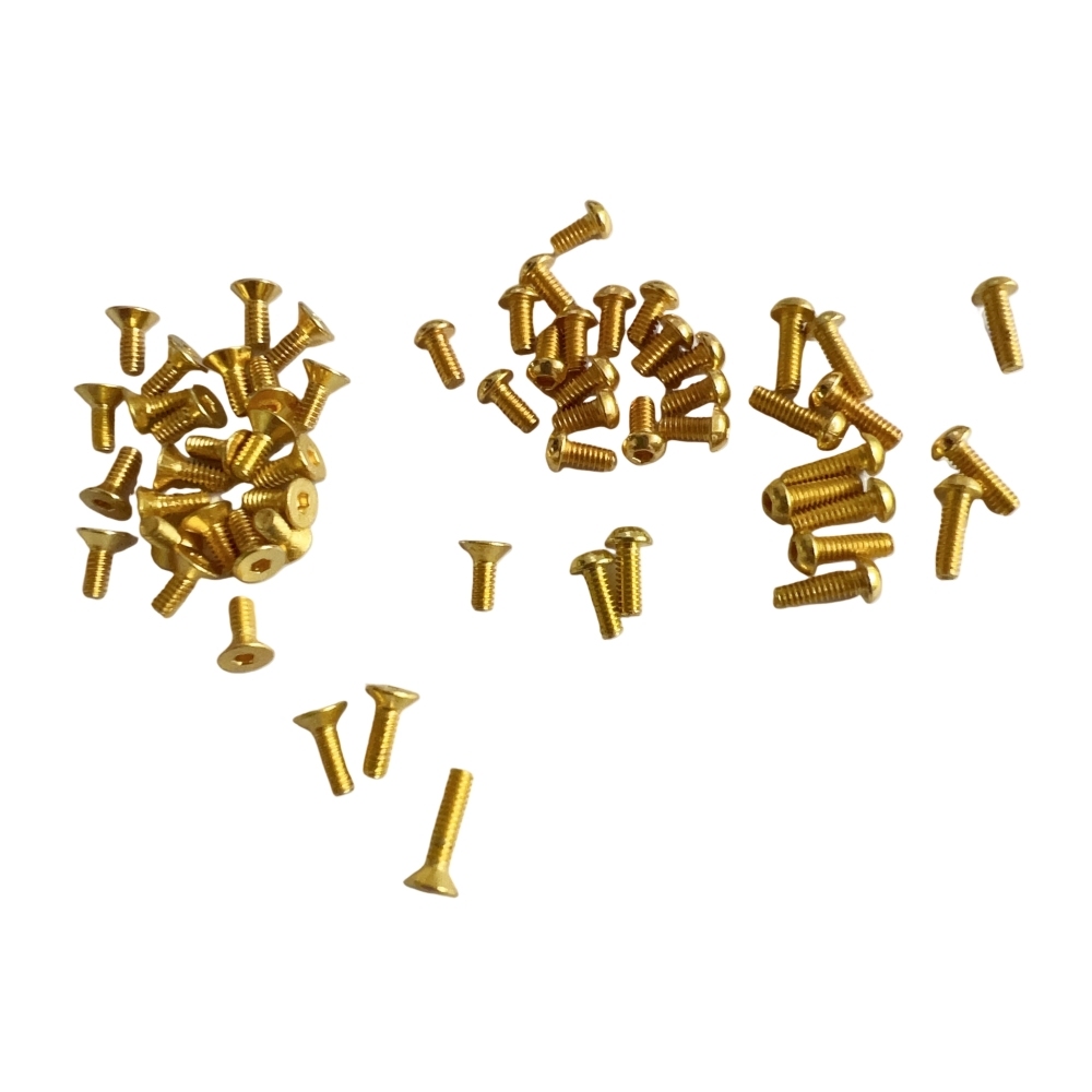 GT55 Racing BMR-X PRO M2 Screw Set Gold