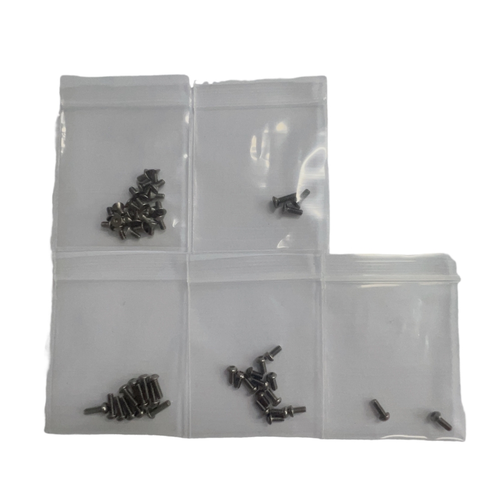 GT55 Racing BMR-X PRO M2 Screw Set Titanium Gray