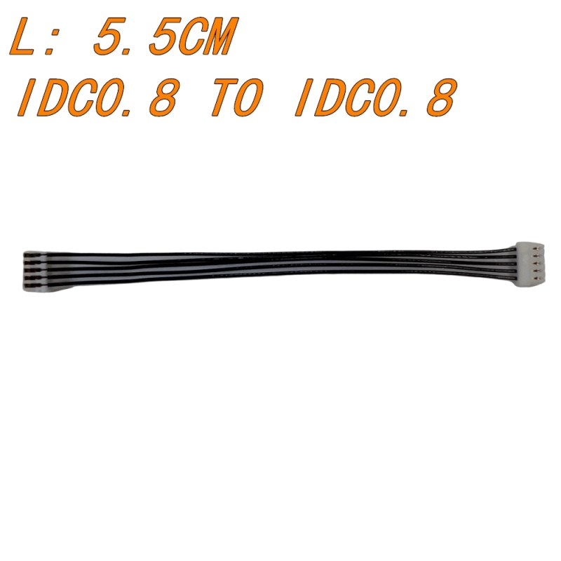 GT55 Racing 5P IDC 0.8 Plug To IDC 0.8 Length 5.5cm For Sensored ESC Motor GT-ZH-SH55