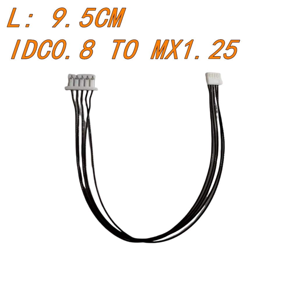 GT55 Racing 5P IDC0.8 Plug To MX1.25 Length 9.5cm For Sensored ESC Motor GT-ZH-SH395
