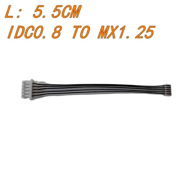 GT55 Racing 5P IDC0.8 Plug To MX1.25 Length 5.5cm For Sensored ESC Motor GT-ZH-SH355