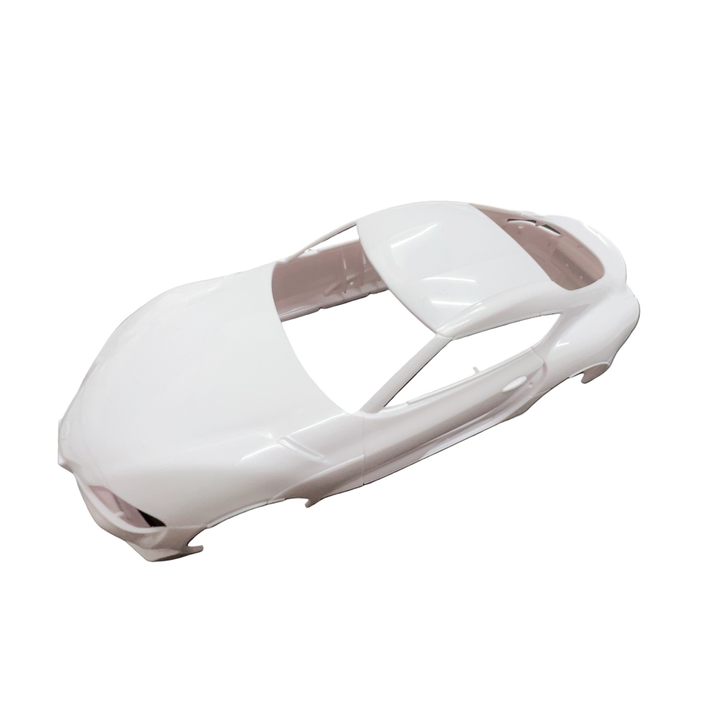 KYOSHO Toyota GR Supra TRD White Body Set w/Wheel MZN207