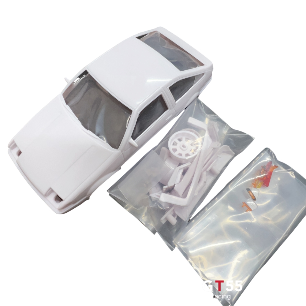 Kyosho Toyota Sprinter Toreno AE86 White Body Set (with Wheels/AWD 