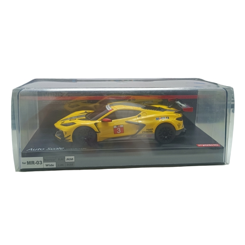 KYOSHO ASC MR03W-MM CHEVROLET CORVETTE C8 R Yellow MZP244Y