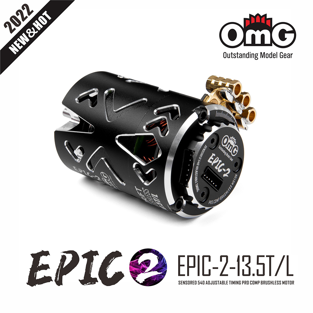OMG-EPIC-2-13.5T/L Sensored Brushless Top Motor For 1/10 Drifting Car