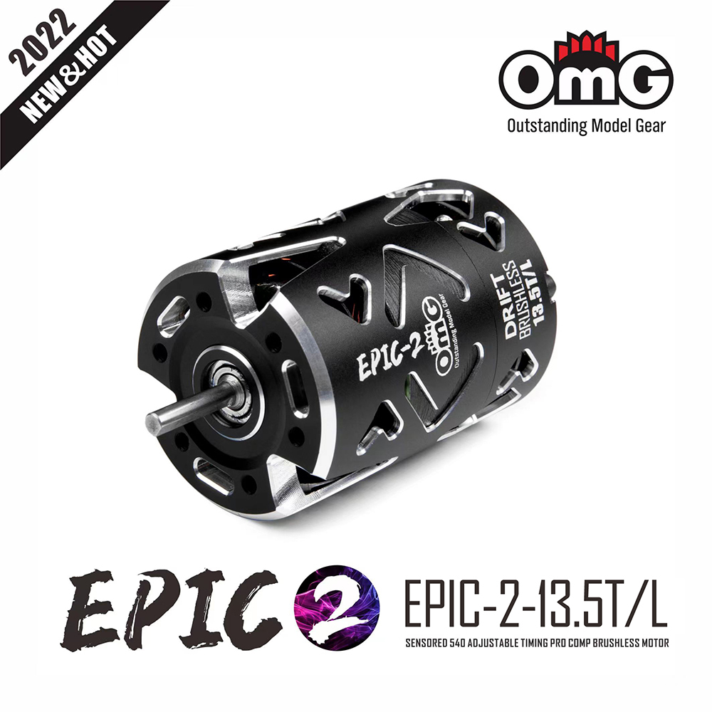 OMG-EPIC-2-13.5T/L Sensored Brushless Top Motor For 1/10 Drifting Car