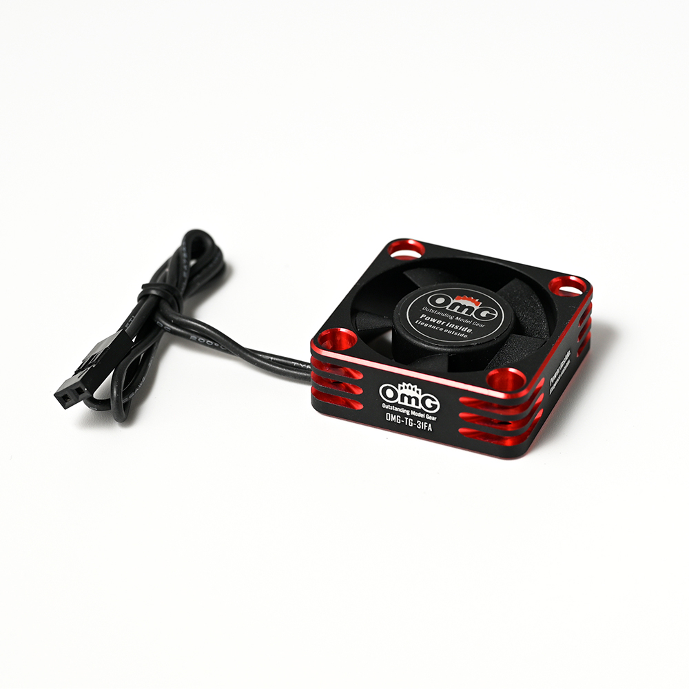 OMG-TG-31FA High Speed Aluminum Frame Cooling Fan For 1:10 RC Drifte/On-Road Car's Motor