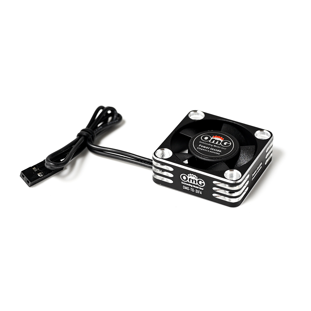 OMG-TG-31FA High Speed Aluminum Frame Cooling Fan For 1:10 RC Drifte/On-Road Car's Motor