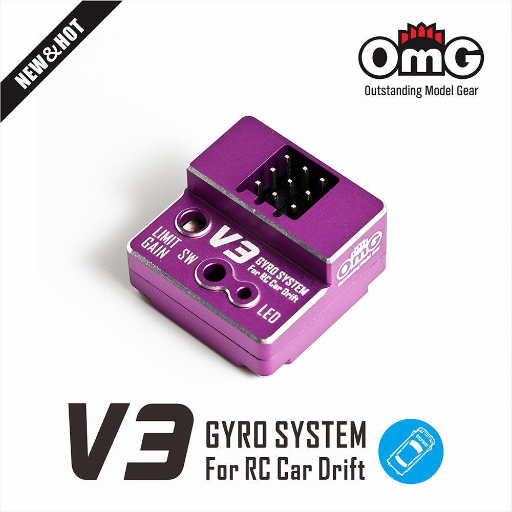 OMG-GYRO-V3 Micro Gyro For Drift Car And Touring Drift F1
