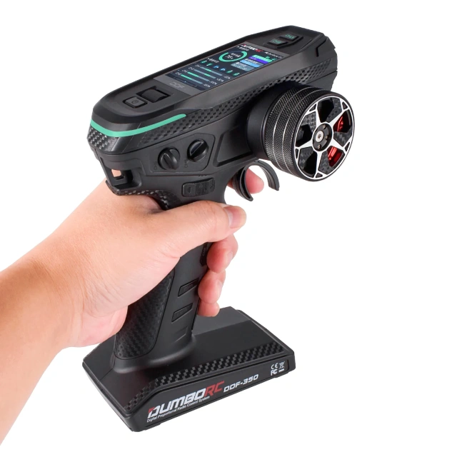 Émetteur/récepteur RC DumboRC DDF-350 10 Canaux 2,4 GHz – Pour Voiture/bateau – Écran LCD