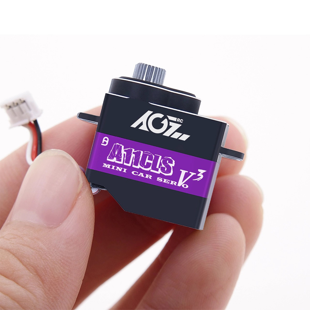 AGFrc A11CLS V3 Programmable 9g Upgrade Metal Case 0.050sec High Speed High Torque Digital 1.4KG Servo For Mini-Z RC Track Car #A11CLS V3