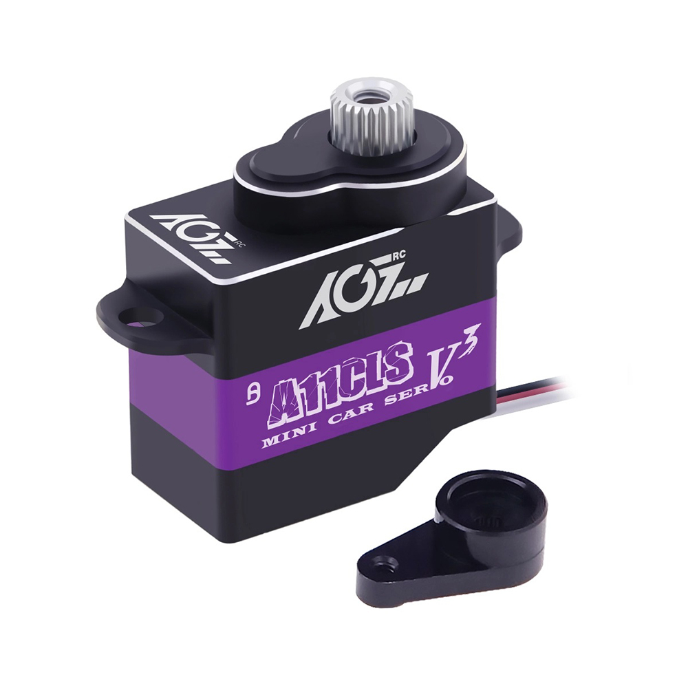 AGFrc A11CLS V3 Programmable 9g Upgrade Metal Case 0.050sec High Speed High Torque Digital 1.4KG Servo For Mini-Z RC Track Car #A11CLS V3