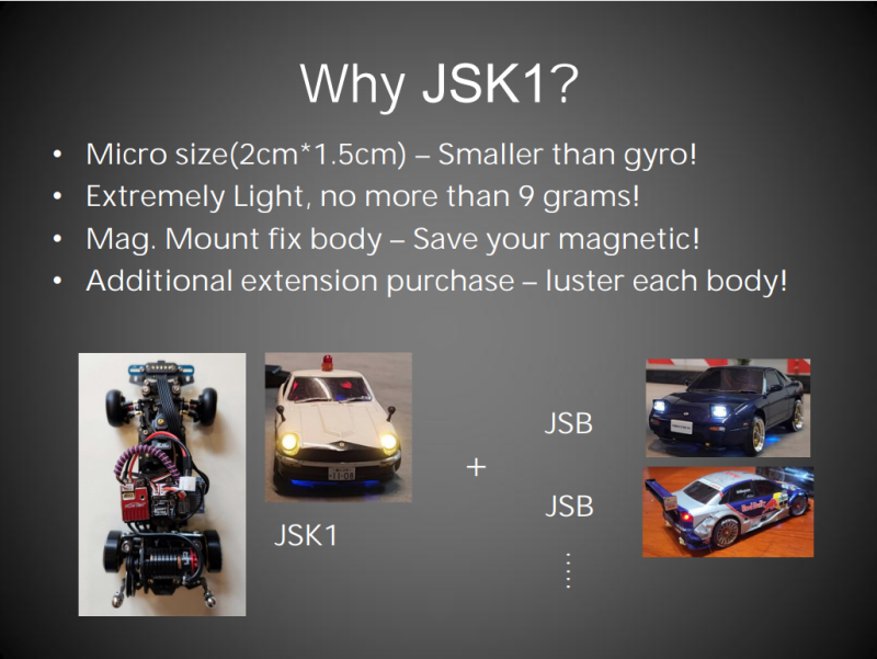 JSK1 Linked LED Car Light Module SET For Mini RC CAR 1/24 1/28