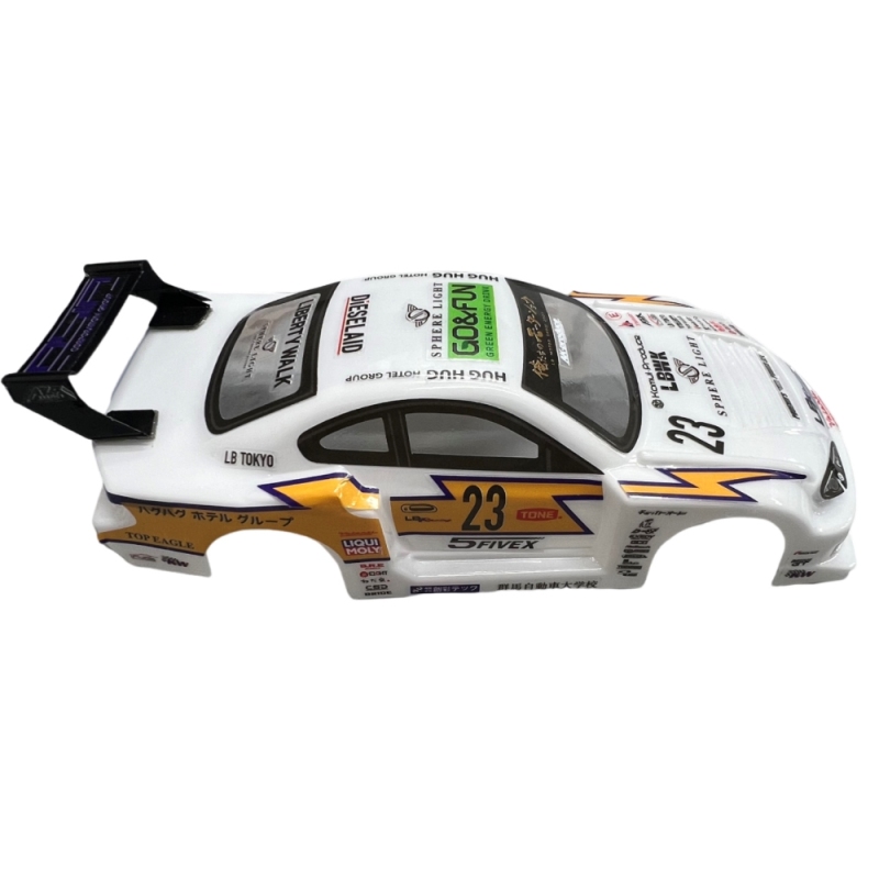 GT55 Racing 1/28 TZ015 S15 Lexan Body With Body Sticker 98MM