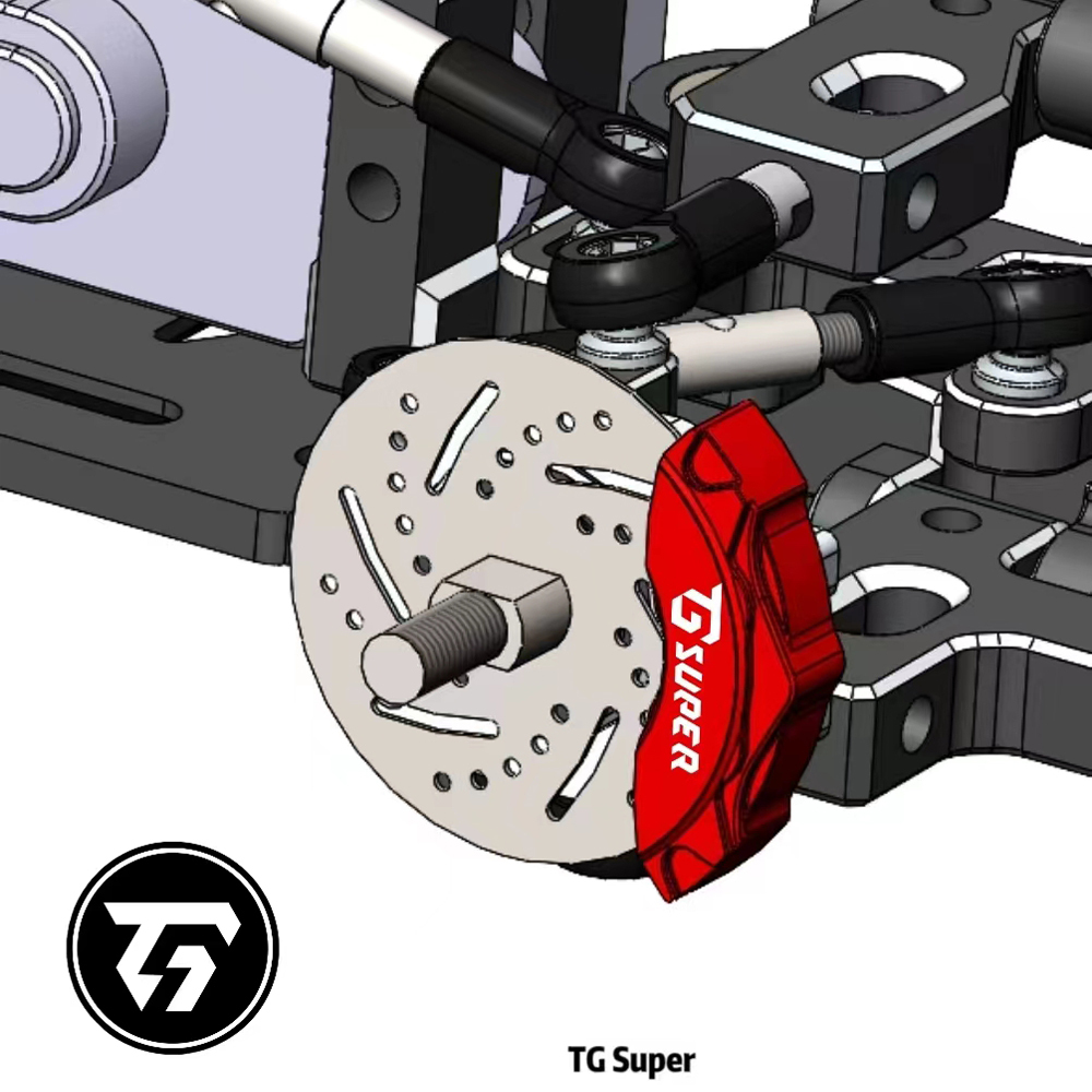 TG Racing CNC Metal Brake Disc SET For TG Super Car KIT