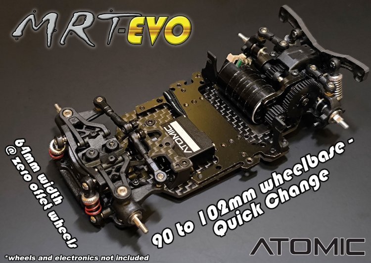 ATOMIC 1/28 MRT EVO CHASSIS KIT (NO ELECTRONICS)  MRTEVO-KIT