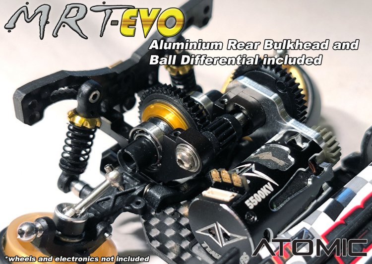 ATOMIC 1/28 MRT EVO CHASSIS KIT (NO ELECTRONICS)  MRTEVO-KIT