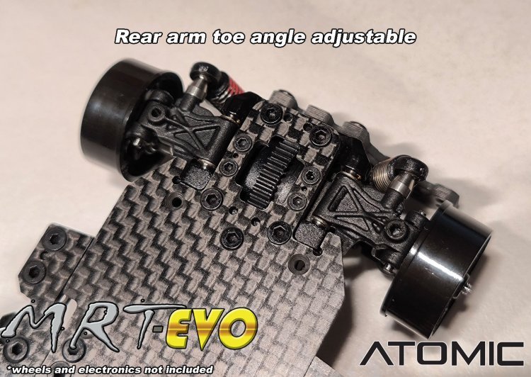 ATOMIC 1/28 MRT EVO CHASSIS KIT (NO ELECTRONICS)  MRTEVO-KIT