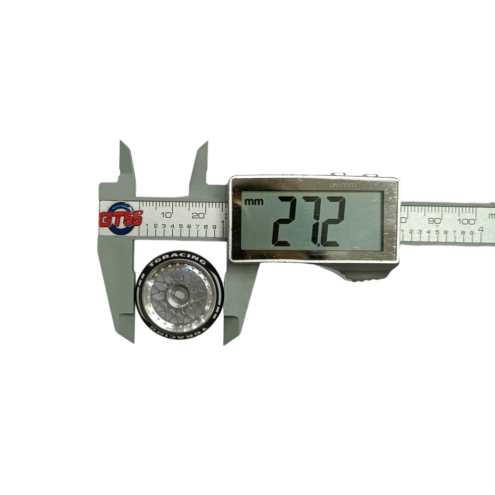 TG Racing 1/24 1/28 MINI-Z AWD CNC Metal Wheel With Drift Tires OD 27.2mm Offset 1.5 (2Pcs)