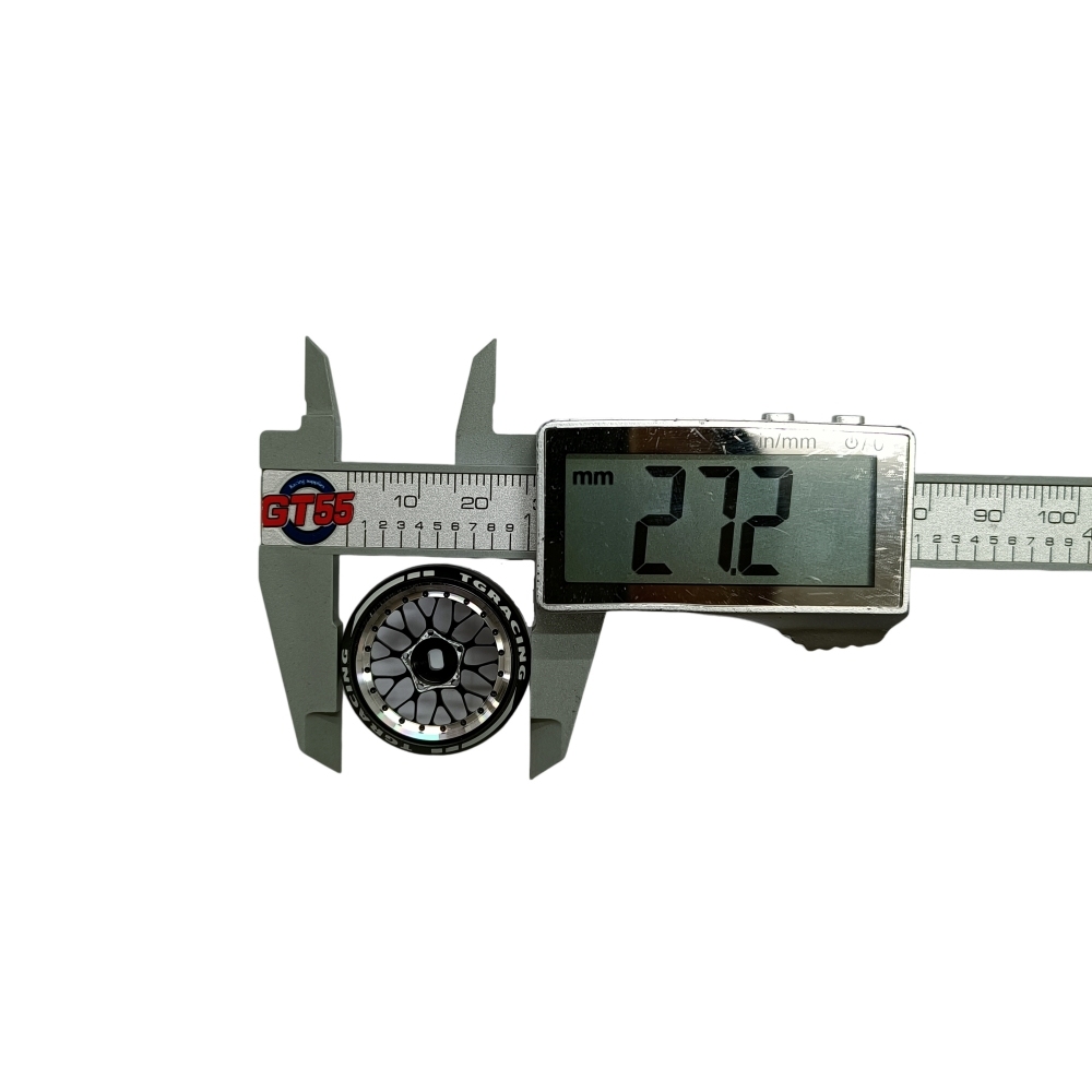 TG Racing 1/24 1/28 MINI-Z AWD BBS Metal Wheel With Drift Tires OD 27.2mm Offset 0.5 and 1.5 (2Pcs)