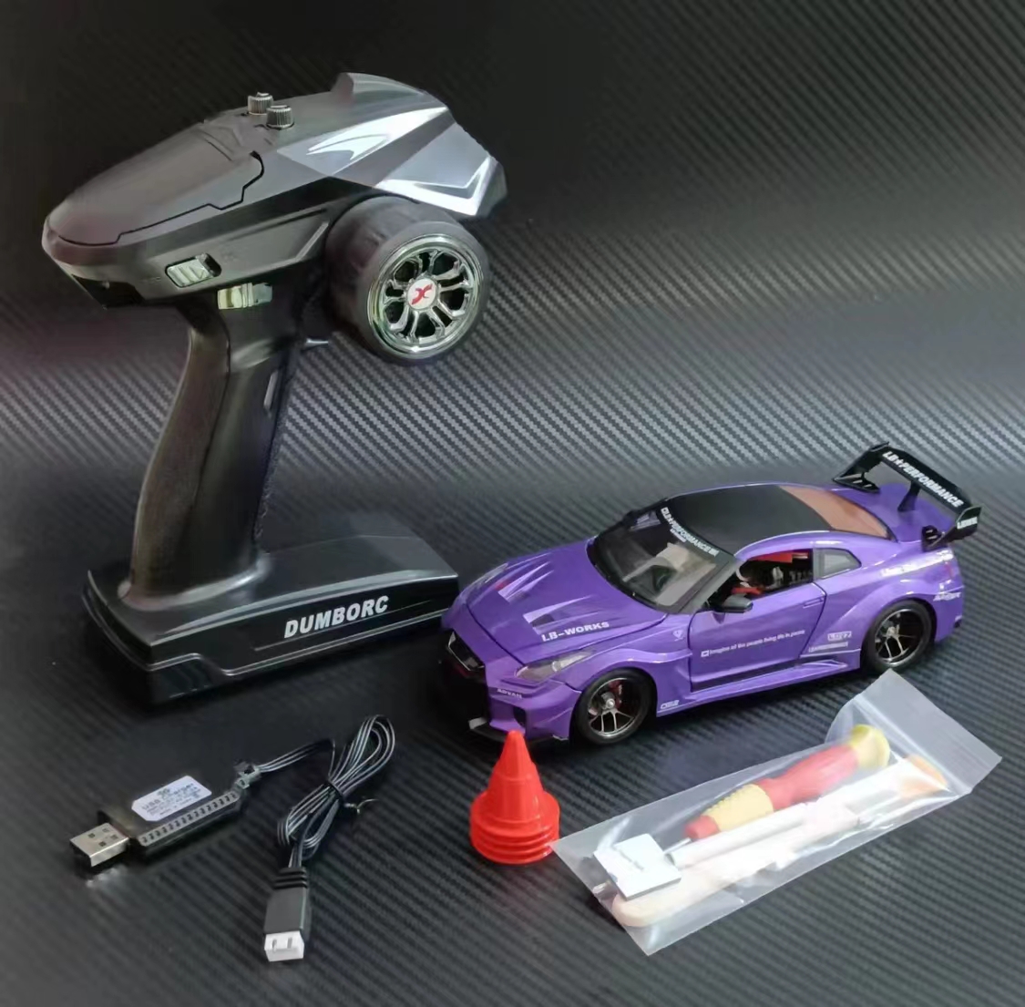 1/24 HGD1 RC MINIZ Rear-Drive Drift Car Chassis RTR