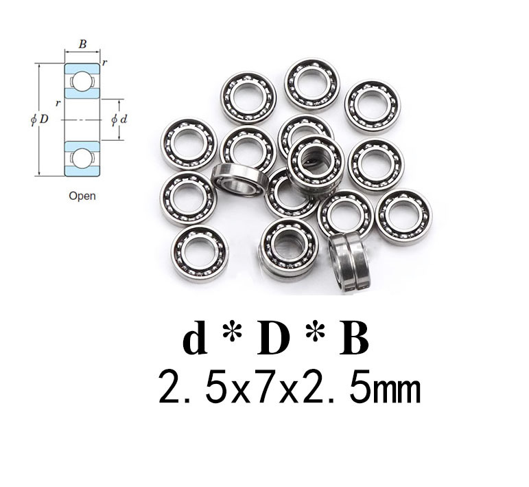GT55 Racing Bearing 2.5x7x2.5mm (10PCS)