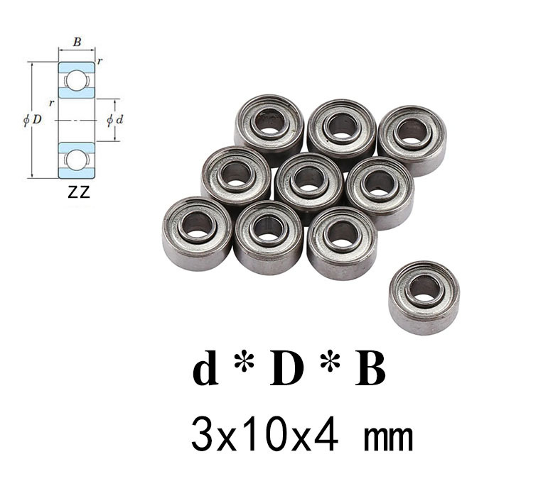GT55 Racing Bearing 3x10x4 mm (10PCS)