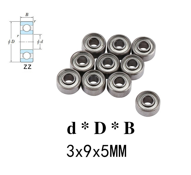 GT55 Racing Bearing 3x9x5 mm (10PCS)